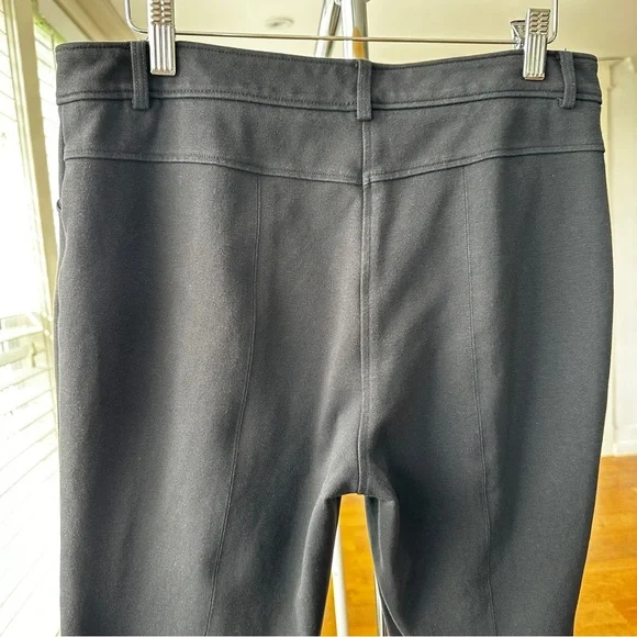 DKNY Black Ankle Pants, high waisted, skinny, stretch cotton blend - Picture 4 of 13